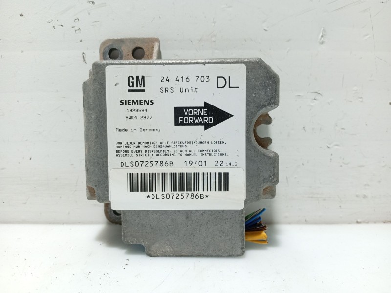 Recambio de centralita airbag para opel astra g berlina referencia OEM IAM 24416703 1923594 5WK42977