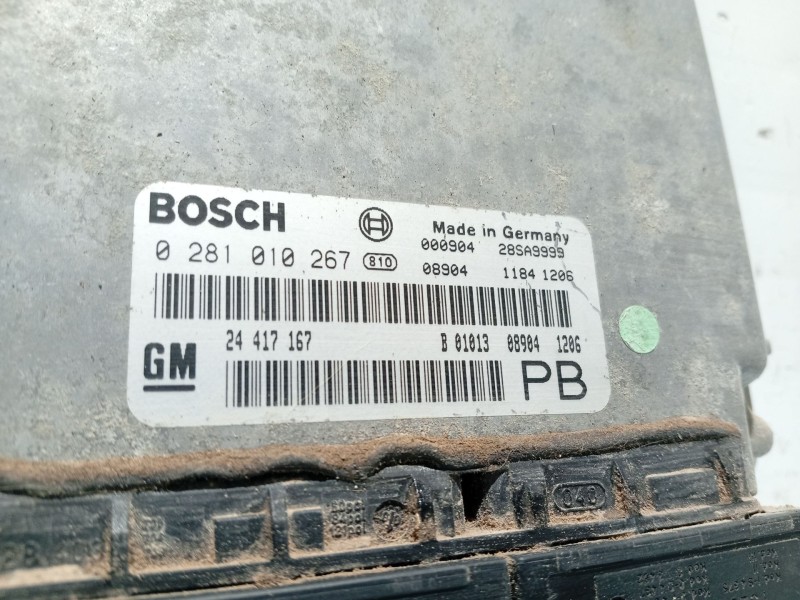 Recambio de centralita motor uce para opel astra g berlina referencia OEM IAM 24417167 28SA9999 0281010267