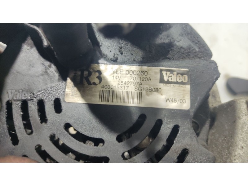 Recambio de alternador para rover serie 75 (rj) referencia OEM IAM YLE000260 254279A 