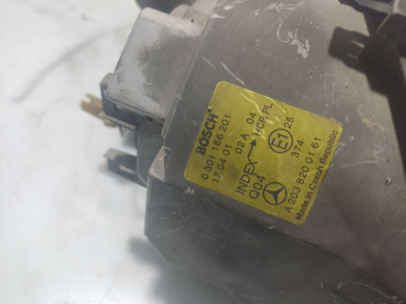 Recambio de faro izquierdo para mercedes-benz clase c (w203) berlina referencia OEM IAM A2038200161  