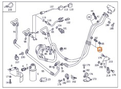 Recambio de tubos aire acondicionado para mercedes-benz vito autobús (w638) 108 d 2.3 (638.164) referencia OEM IAM A6388301315 A
