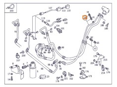 Recambio de tubos aire acondicionado para mercedes-benz vito autobús (w638) 108 d 2.3 (638.164) referencia OEM IAM A6388300315  