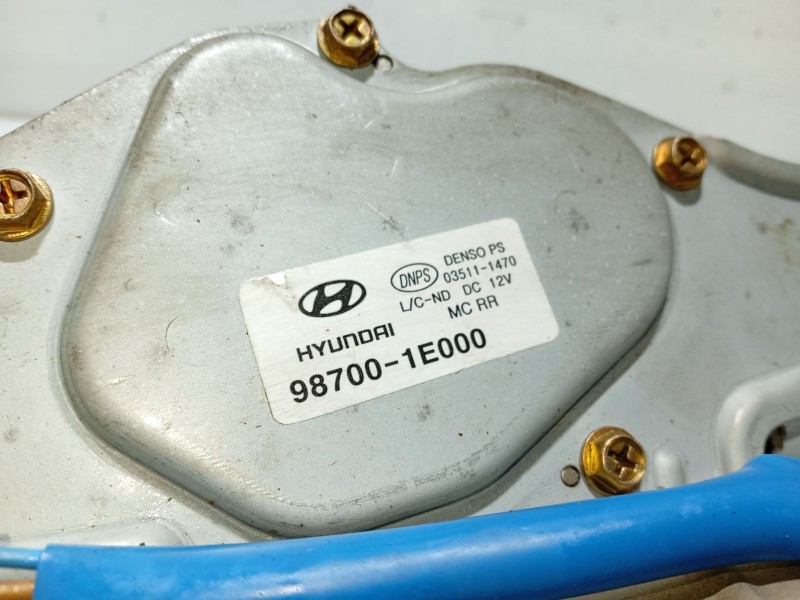 Recambio de motor limpia trasero para hyundai accent (mc) referencia OEM IAM 987001E000  