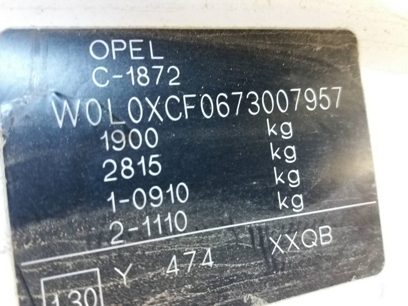 opel combo (corsa c) 1.3 16v cdti cat (z 13 dt / ln9)   |   0.01 - ... | 2001 | 69 cv / 51 kw del año 2001