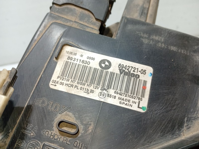 Recambio de faro izquierdo para bmw 3 (e90) 320 d referencia OEM IAM 694272105 6942721052785 89311630