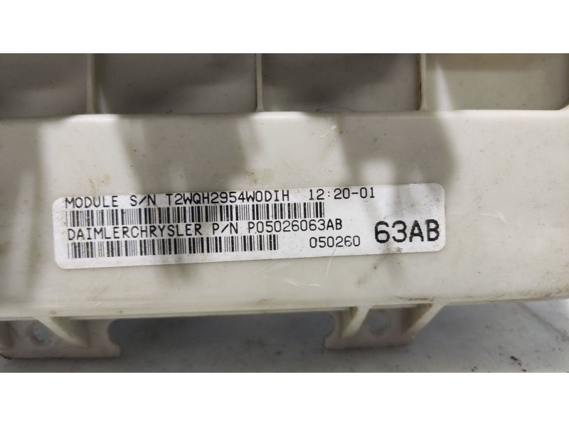 Recambio de modulo electronico para chrysler voyager (rg) 2.8 crd cat referencia OEM IAM P05026063AB  