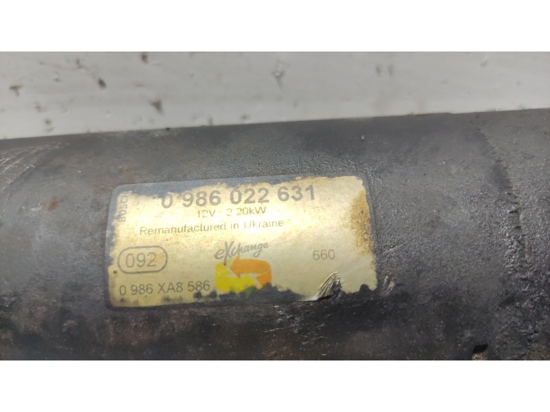 Recambio de motor de arranque para ford focus turnier (cak) ghia referencia OEM IAM 0986022631  