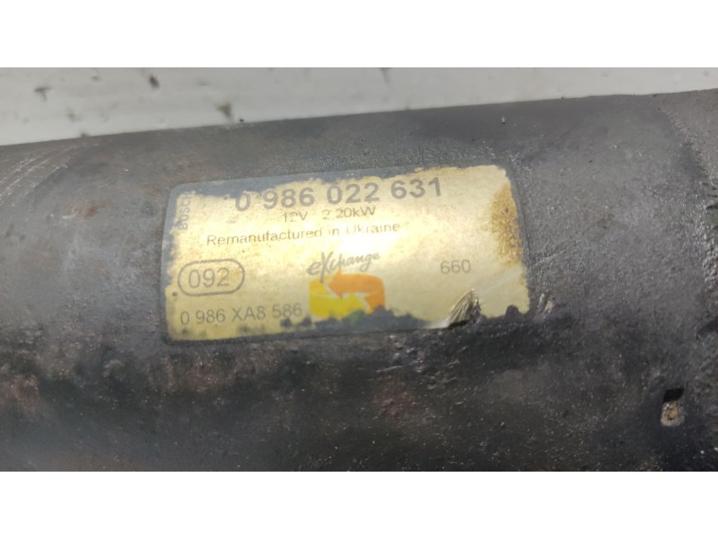 Recambio de motor de arranque para ford focus turnier (cak) ghia referencia OEM IAM 0986022631  