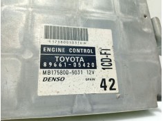 Recambio de centralita motor uce para toyota avensis t22 referencia OEM IAM 8966105420  MB1758005031 2