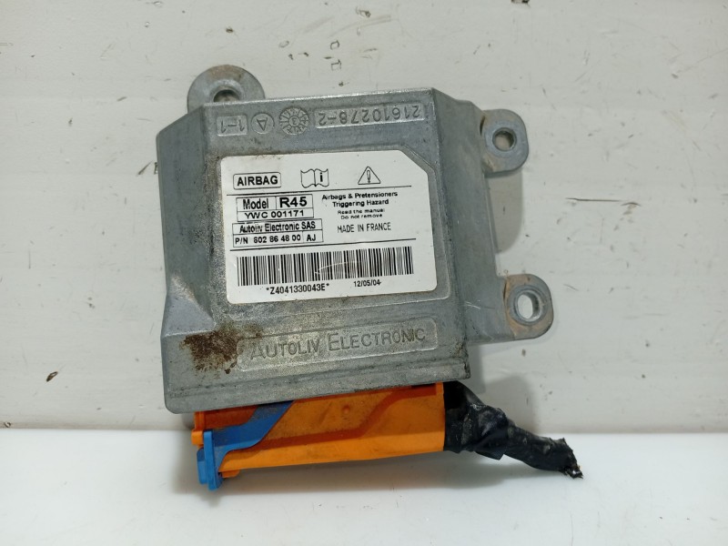 Recambio de centralita airbag para mg serie 45 (rt) referencia OEM IAM YWC001171  602864800AJ