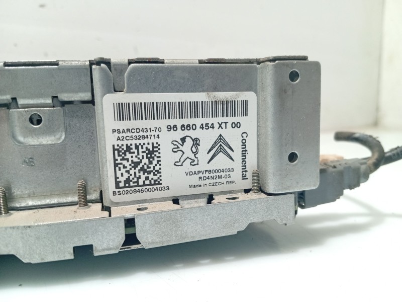 Recambio de sistema audio / radio cd para peugeot 207 sw referencia OEM IAM 96660454XT  A2C53284714