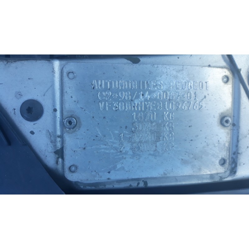 peugeot 406 berlina (s1/s2) 2.0 hdi cat   |   0.95 - 0.05 | 1995 - 2005 | 90 cv / 66 kw del año 1995