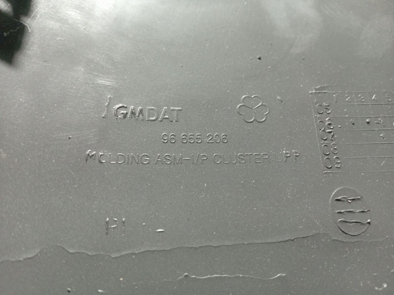 Recambio de moldura para chevrolet aveo / kalos hatchback (t250, t255) 1.4 referencia OEM IAM 96655206  
