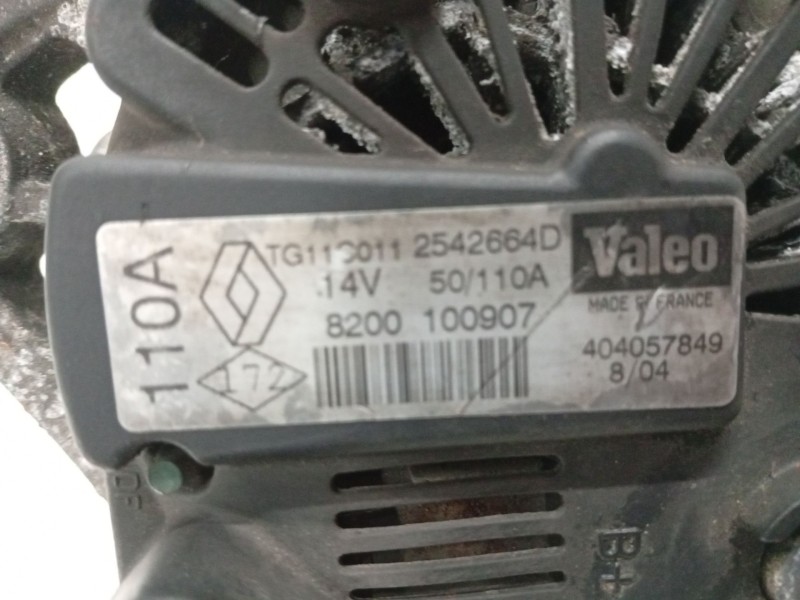 Recambio de alternador para nissan micra (k12e) referencia OEM IAM 8200100907 2542664D 