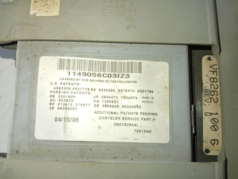 Recambio de luz interior para chrysler voyager (rg) referencia OEM IAM 0  