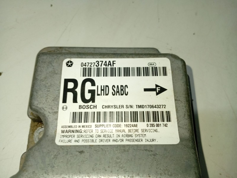 Recambio de centralita airbag para chrysler voyager (rg) referencia OEM IAM 0  