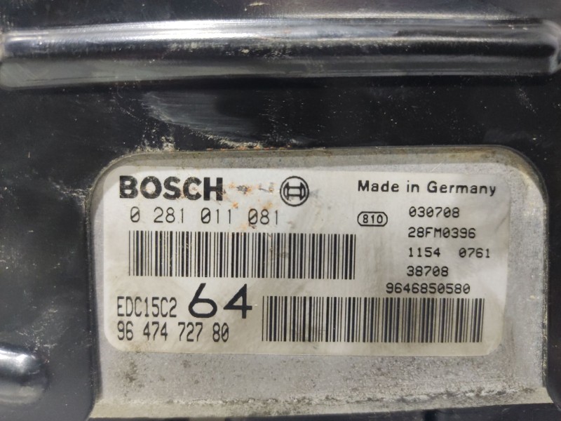 Recambio de centralita motor uce para peugeot 307 (s1) referencia OEM IAM   