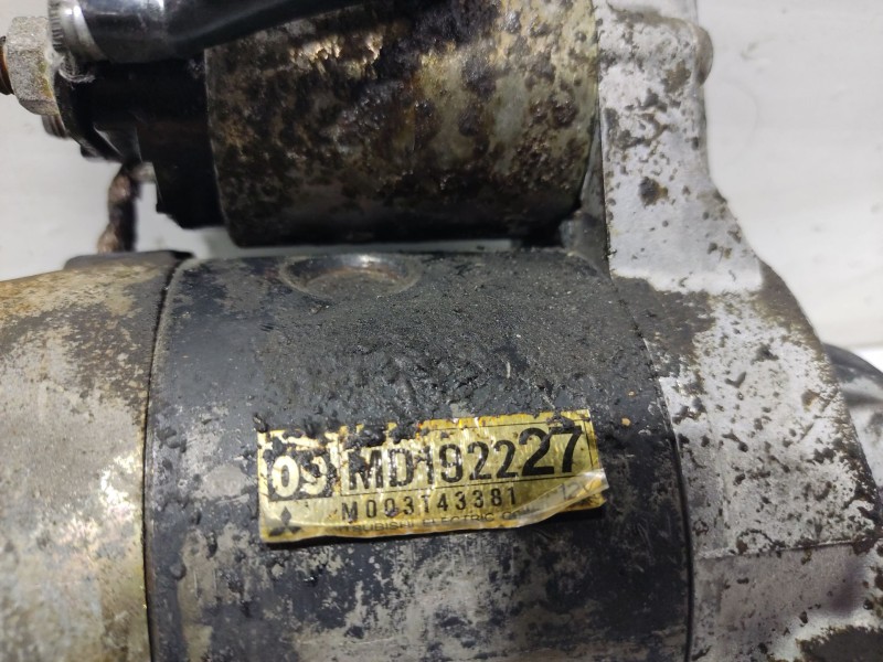 Recambio de motor de arranque para mitsubishi colt (ca0) referencia OEM IAM MD1S2227 M003T43381 