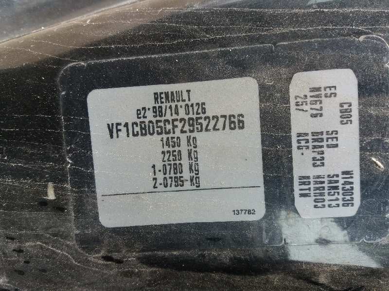 renault clio ii fase ii (b/cb0) 1.2   |   0.01 - ... | 2001 | 75 cv / 55 kw del año 2001