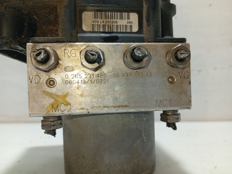 Recambio de abs para citroën c4 berlina referencia OEM IAM 9649988280 9659457180 0265231486