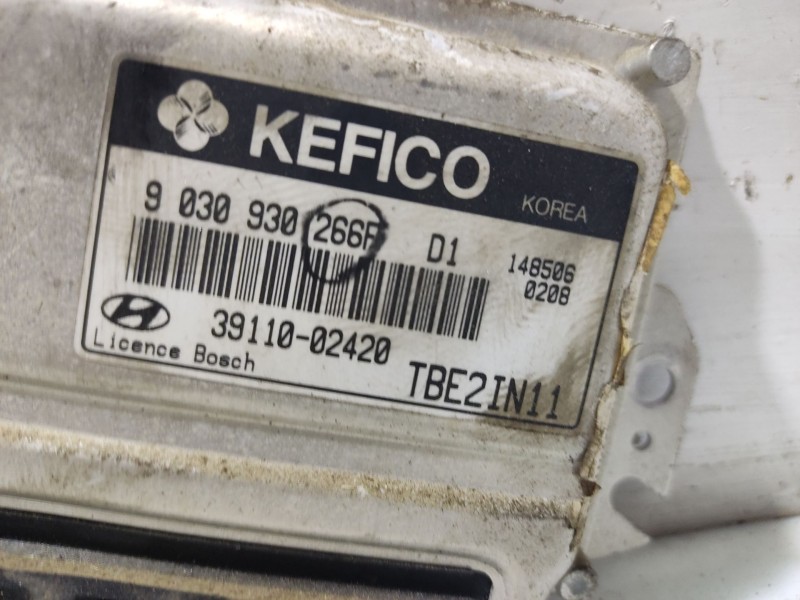 Recambio de centralita motor uce para hyundai getz (tb) 1.1 referencia OEM IAM 3911002AA5  