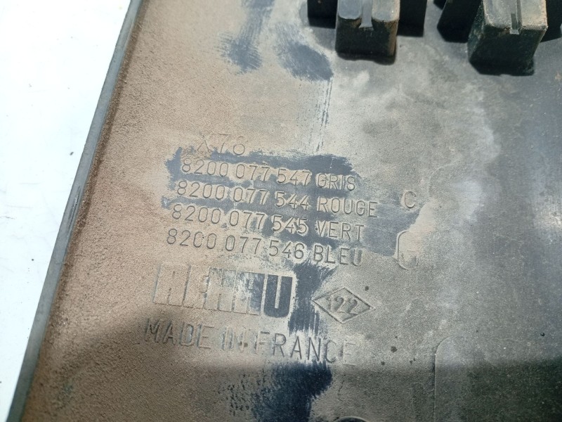 Recambio de moldura puerta trasera izquierda para renault kangoo (f/kc0) referencia OEM IAM 8200077547 8200077544 