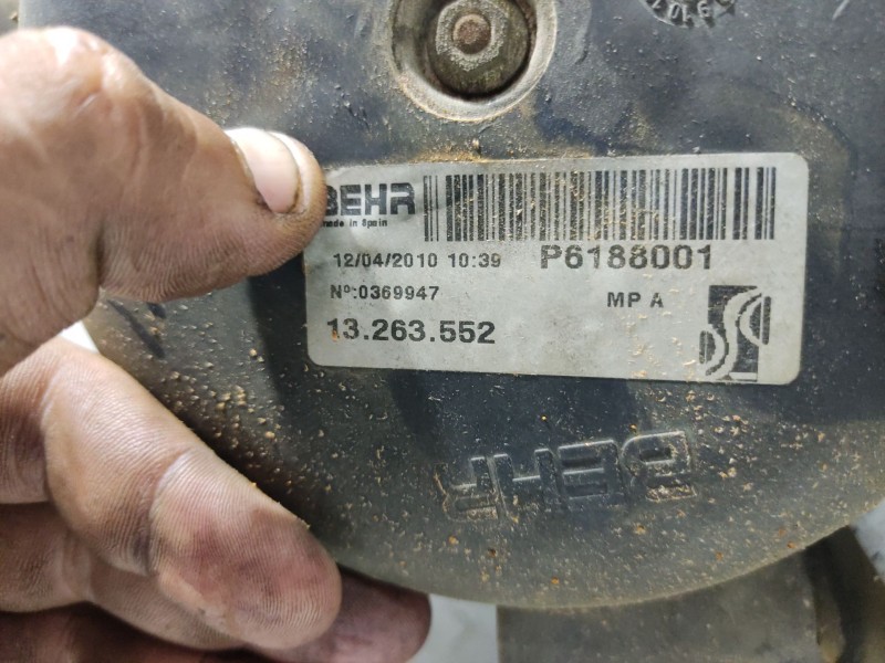 Recambio de electroventilador para fiat punto evo (199_) 1.4 16v referencia OEM IAM   