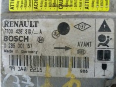 Recambio de centralita airbag para renault clio ii fase i (b/cbo) 1.9 diesel   |   0.98 - ... | 1998 | 64 cv / 47 kw referencia  2