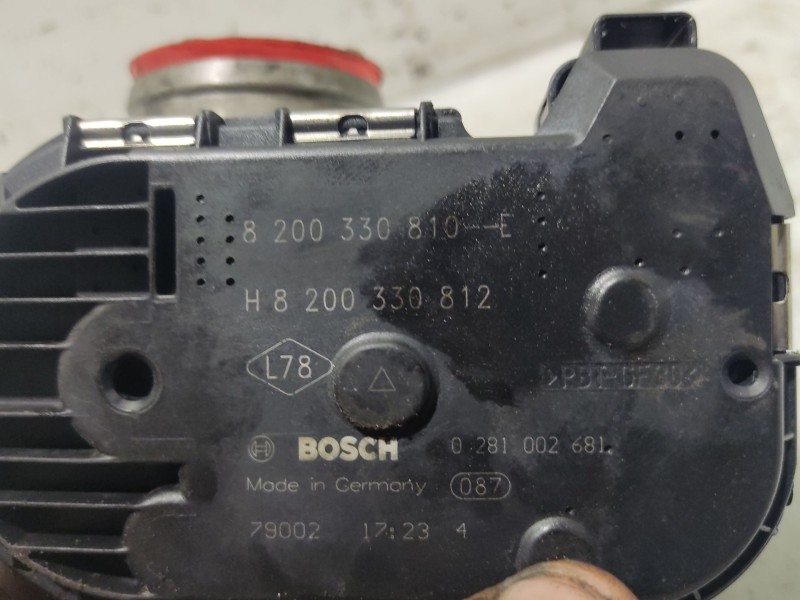 Recambio de caja mariposa para renault scenic ii confort expression referencia OEM IAM 8200330810  0281002681