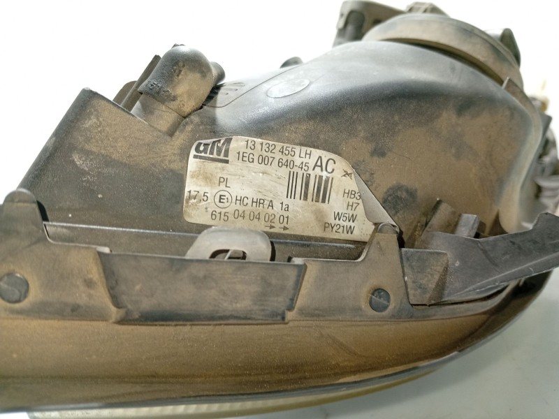 Recambio de faro izquierdo para opel astra g berlina referencia OEM IAM 1216539 13132455 1EG007640