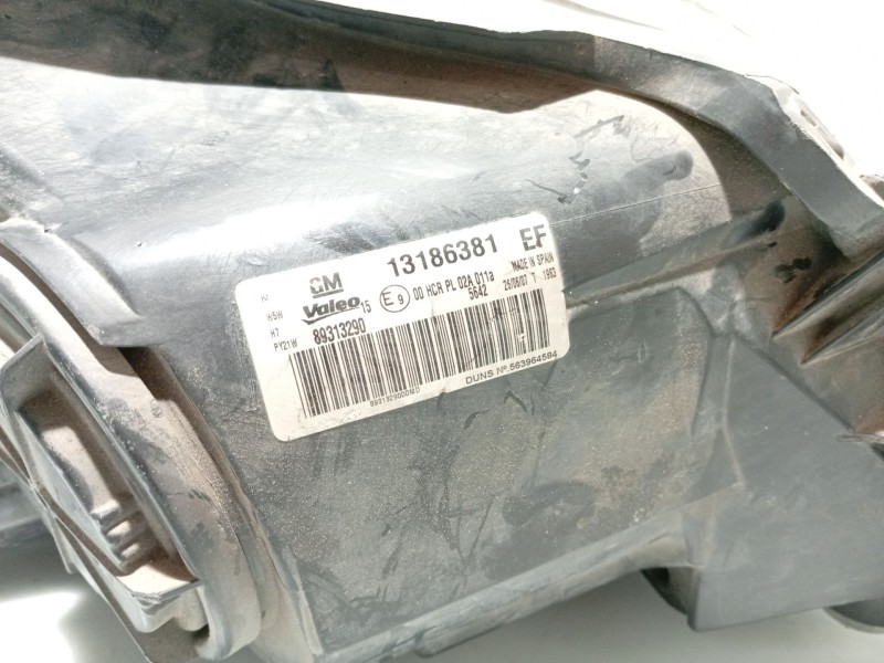 Recambio de faro izquierdo para opel astra h berlina referencia OEM IAM 1216561 13186381 89313290