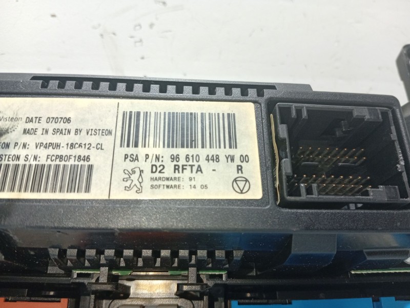 Recambio de mando climatizador para peugeot 407 (6d_) 1.8 16v (6d6fyc) referencia OEM IAM 96610448YW  