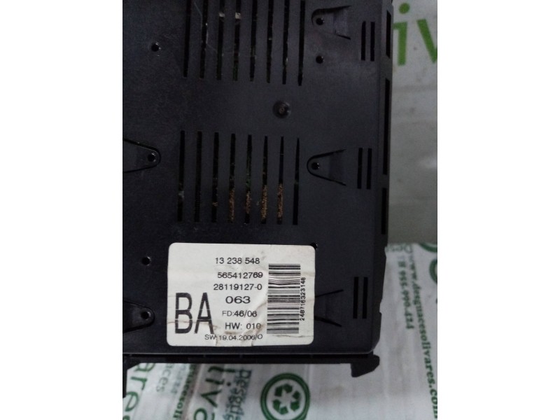 Recambio de pantalla multifuncion para  referencia OEM IAM 13238548 565412769 