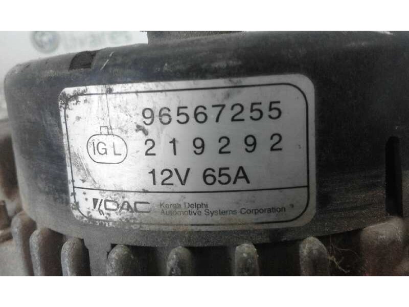 Recambio de alternador para  referencia OEM IAM 96567255 D.MATIZ 0.8G 52cv