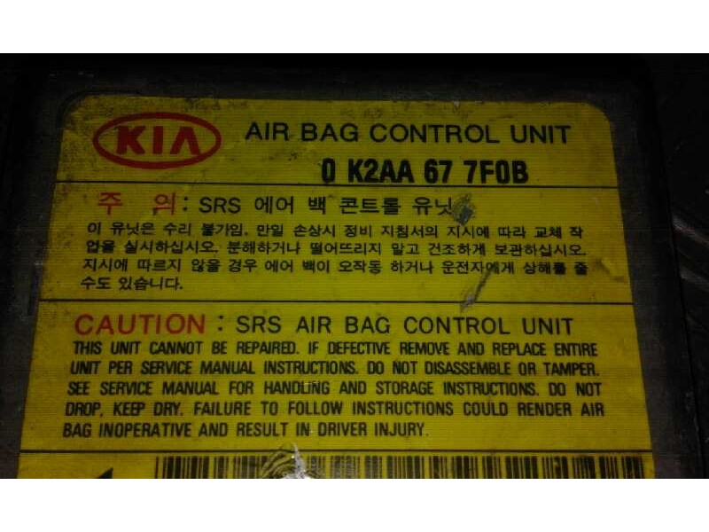 Recambio de centralita airbag para kia sephia ll    |   ... | 0 - 2004 referencia OEM IAM 0K2AA677F0B  