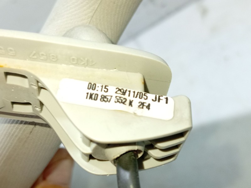 Recambio de parasol derecho para volkswagen golf v (1k1) 1.9 tdi referencia OEM IAM 1K0857552K2F4  