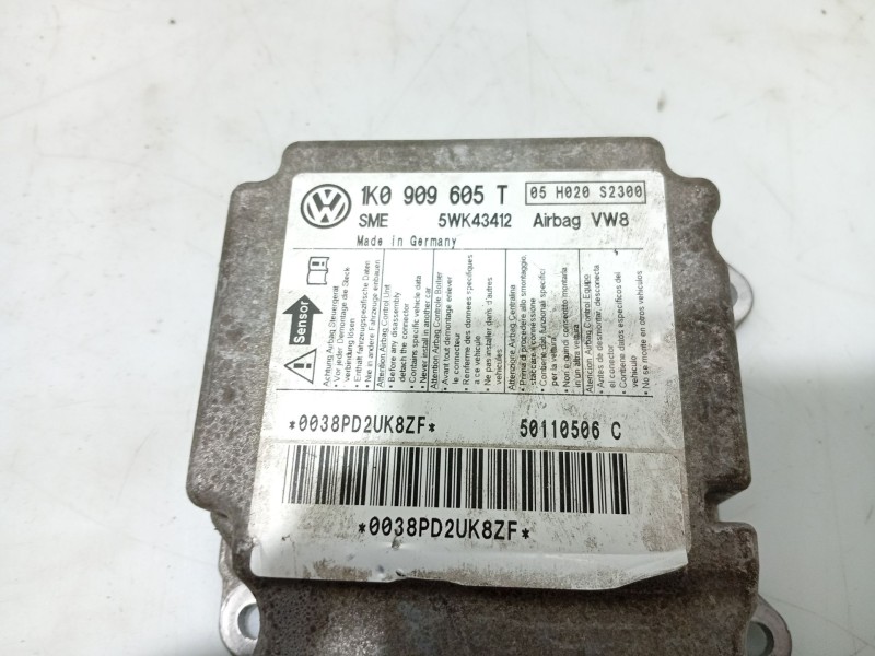Recambio de centralita airbag para volkswagen golf v (1k1) 1.9 tdi referencia OEM IAM 1K0909605T  