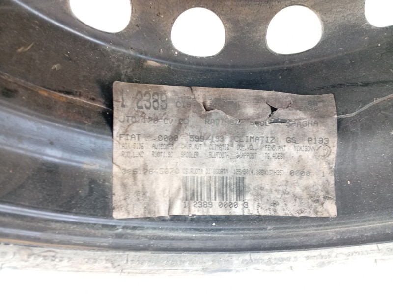 Recambio de llanta para fiat stilo multi wagon (192_) 1.9 jtd referencia OEM IAM   