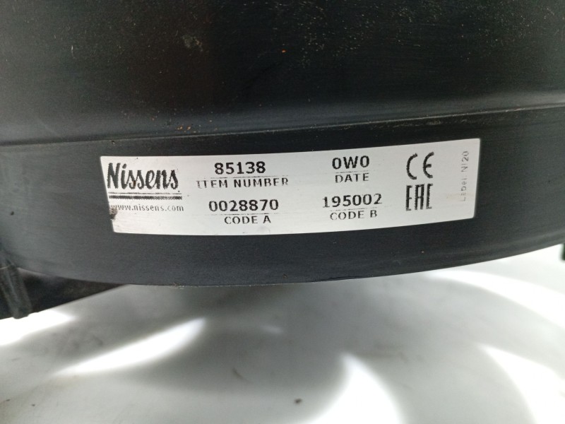 Recambio de electroventilador para fiat seicento (187) active referencia OEM IAM 0046796014  