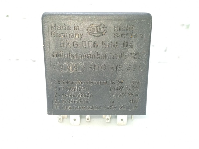 Recambio de rele para audi a3 (8l) 1.9 tdi referencia OEM IAM 4B0919471  5KG00656804