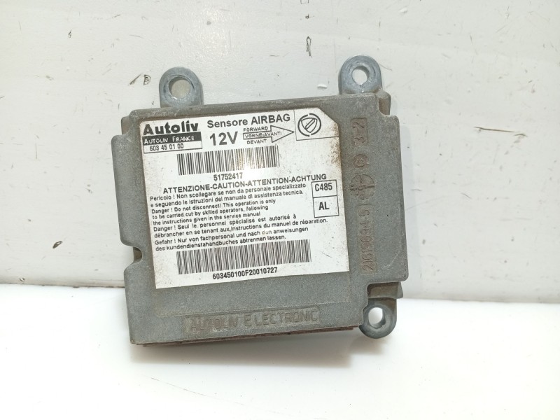 Recambio de centralita airbag para lancia ypsilon (843_) 1.2 (843.axb1a) referencia OEM IAM 51752417  603450100