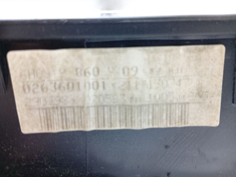 Recambio de cuadro instrumentos para seat arosa (6h1) referencia OEM IAM   