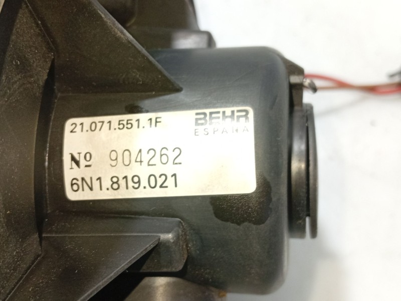 Recambio de ventilador calefaccion para seat arosa (6h1) referencia OEM IAM   