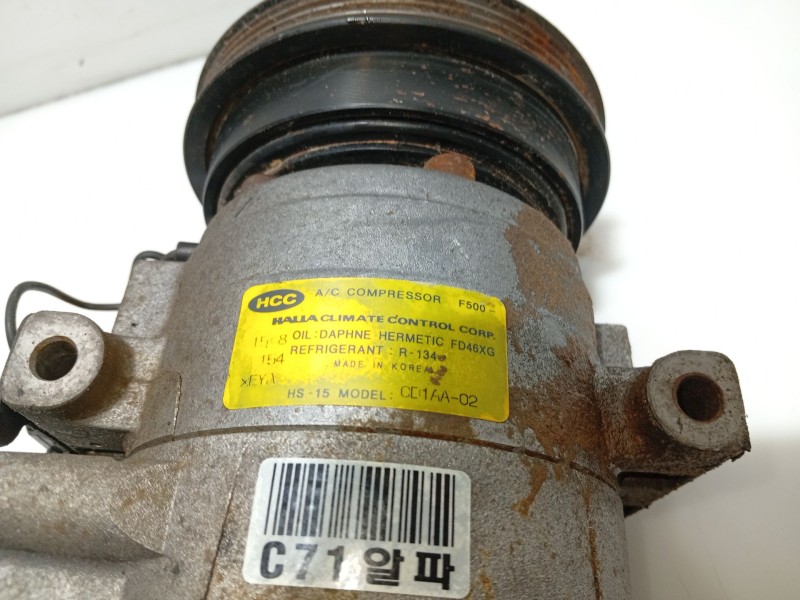 Recambio de compresor aire acondicionado para hyundai matrix (fc) 1.6 cat referencia OEM IAM 977012C000  