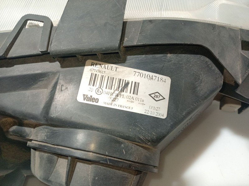 Recambio de faro izquierdo para renault megane i coupe fase 2 referencia OEM IAM 7701040687 7701047184 
