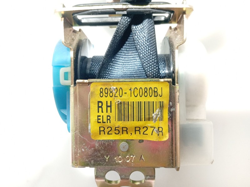 Recambio de cinturon seguridad trasero derecho para hyundai getz (tb) referencia OEM IAM 898201C080BJ  