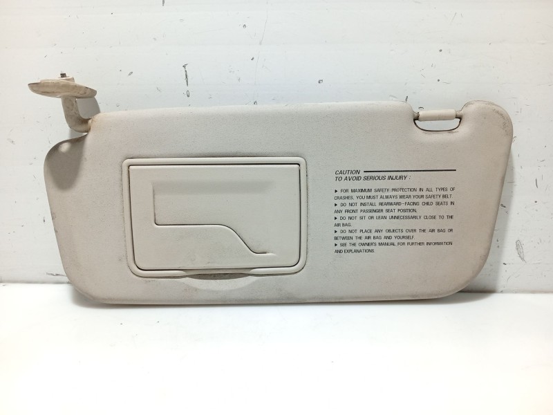 Recambio de parasol izquierdo para hyundai getz (tb) referencia OEM IAM 852101C610DU 852101C610 