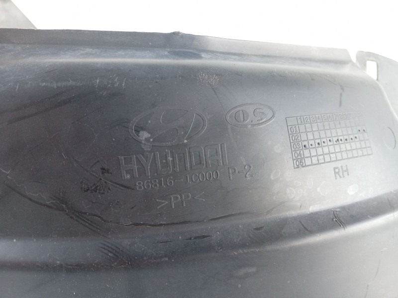 Recambio de paso de rueda delantero derecho para hyundai getz (tb) referencia OEM IAM 868121C000 868161C000 