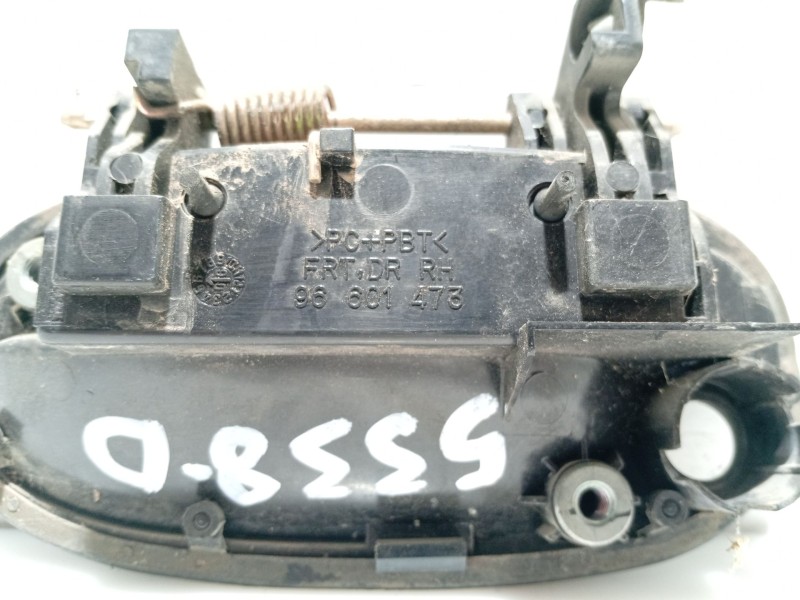 Recambio de maneta exterior delantera derecha para chevrolet matiz referencia OEM IAM 96601473  