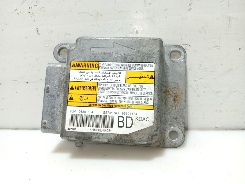 Recambio de centralita airbag para chevrolet matiz referencia OEM IAM 96801134 96801174 HU6BD7R05